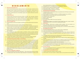 R E G U L A M E N T OR E G U L A M E N T O
1. DEFINIÇÃO E DOS OBJETIVOS
3. DOS CONCORRENTES
4. SÃO PASSIVEIS DE DESCLASSIFICAÇÃO SUMÁRIA
5. DO LOCAL, HORÁRIO, E SORTEIO.
A prova é caracterizada como de pesca variada, de arremesso de fundo, inter-equipes, realizada em praia de
água salgada. Integra o Calendário Nacional Brasileiro, tendo por objetivo estimular o desporto da pesca, do
turismo e promover a confraternização entre os participantes dessa especialidade de pesca esportiva. A meta
prioritária é a confraternização entre os clubes filiados e equipes avulsas. Visando contribuir para a descoberta
denovos valores.
O presente torneio é promovido pelo Clube Pesca de Ilhéus “CLUPESIL” sobre a autorização e direção da
Confederação Brasileira de Pesca e Desportos subaquáticos “CBPDS” que delegou poder de supervisão a
Federação Baiana de Pesca, sendo regido por este regulamento particular permanente e se subordina
integralmenteaoCódigodosTorneiosAbertos dePescaemterrafirmedaCBPDS.
2. DA ORGANIZAÇÃO
3.1. Poderãoparticiparummáximode100equipesconstituídaspor, 02(dois)atletaspescadoresdeambosos
sexos.
3.2. Todos deverão portar licença de pesca, valida, expedida pelo Ministério da Pesca.
3.3. As fichas de inscrição dos atletas dos clubes filiados somente podem ser firmadas pelo Presidente do
respectivo clube e as de outros Estados, deverão estar carimbadas e assinadas pelo Presidente da
respectivaFederação,sendo quetaisatletasdeverãoestardisputandoocampeonatodoseuEstado.
3.4. Todas as equipes de Clubes e avulsas deverão apresentar-se uniformizadas e assim permanecer durante
todaacompetição.
3.5. Para as inscrições das equipes, somente poderão ser utilizadas as fichas de inscrição anualmente
emitidas pela CBPDS através da internet na oportunidade em que a vista da confirmação do evento pelo
promotor libera a realização do mesmo. Essa ficha será também reproduzida pelo clube promotor e estará
tambémdisponívelnos locaisanualmenteindicadoscomolocaisdeinscrições.
3.6. As equipes mistas segundo os critérios de idade e ou sexo, são inscritas na categoria masculina.
3.7. Cumpridas as normas a inscrição poderá ser homologada exclusivamente pelo arbitro.
4.1. Concorrentes que utilizem durante o Torneio ou em suas cerimônias de aberturas e encerramento, peças
de vestuários, faixas, escudos, aplicados nos trajes e equipamentos ou expostos nos locais de pesca que
não sejam condizentes com a moral ou a ética ou sejam notoriamentevinculadas a organizações que sejam
considerados prejudiciais as atividades da CPBDS ou suas filiadas, Federações. e clubes do Brasil.
4.2. Duplas concorrentes em que todos não estejam portando a Licença de Pesca do Ministério da Pesca.
4.3. Por ser cor privativa dos assistentes da CNA, será suspenso das provas sem advertência o filiado que,
mesmo, não participando da prova, adernar a raia ou estiver presente nos locais da competição vestido, a
qualquer tempo. Camiseta, camisas ou jaqueta de cor laranja, coral, confundindo-se pois com os ajudante
daCNAemserviço.
5.1. O Torneio será realizado na PraiaAcuipe-Village Indaiá Tendo a duração de 08 [oito] horas, divididas
em 02[duas] etapas, sendo cada uma dessas etapas disputadas em raias definidas no sorteio, que terá
inicionosábadodefinidonocalendárionacionalcomoprimeirodiadaprova.
5.2. INSCRIÇÕES ATÉ ÀS 17:00 HORAS DO DIAANTERIOR DO TORNEIO.
5.3. Sorteio dos setores a partir das 10:00 horas do sábado.
5.4. Primeira Etapa, sábado, 13:00 horas às 17.00 horas.
5.5. Segunda Etapa, domingo, 07:00 horas às 11.00 horas.
6.1. Cadaequipepoderáteremaçãoapenas02[duas]varaspodendomanteraté02[duas]varasporpescador
montadaseiscadasdereservas.
6.2. Varas de tamanho livre, providas de molinetes ou carretilhas de qualquer tipo e procedência.
6.3. Paradas [rabichos] com até 02 [dois] anzóis convencionais de ponta única.
6.4. Chumbadas de peso e formato livres.
6.5. Bicheiros e puçás permitido.
6.6. Balde obrigatório.
6.7. Saco de peixe modelo CBPDS, fornecido pela organização.
As iscas deverão ser naturais vivas ou mortas, tais como, camarão, lula, tatuíra, corruptos, sernambi,
ou peixe em forma de filé. As iscas deverão ser adquiridas pelas equipes.
8.1. Serão considerados válidos peixes de quaisquer espécies, tamanhos e peso, que passarão a ser
propriedadedaorganizaçãodoeventoeserãodestinadasas entidadesfilantrópicas.
8.2. Os peixes que possuem ferrões tais como arraias, bagres, porcos, etc, deverão ter os ferrões cortados na
base,paraquesejamconsideradosválidos.
9.1. NÃO SERÁ PERMITIDO ENTRA NA ÁGUA PARA FAZER O ARREMESSO.
9.2. A pesca será exercida exclusivamente dentro da área demarcada.
9.3. Os lançamentos deverão ser efetuados perpendicularmente a linha d´água, sendo que a linha deverá
ser imediatamente recolhida se, por defeito de arremesso, ou por força da correnteza, invadir a raia
vizinha.
9.4. O competidor, duranteodecorrerdotorneio,poderápassararaiavizinhapararecolherapeçacapturadae
os competidoresvizinhossãoobrigadosadarpassagemlivre.
9.5. Somente será permitido recolher linha á mão nos casos de ruptura do caniço, quebra do molinete ou
carretilha.
9.6. Após o tiro do término da etapa, as linhas deverão ser recolhidas de imediato, devendo a peça fisgada
nesse momento ser retirada em 15 minutos, sobre pena da desclassificação da mesma.
9.7. Após a marcação das raias não será permitida a pesca no local da prova.
9.8. DURANTE O TRANSCORRER DA PROVA, NÃO SERÁ PERMITIDO ENTRAR NA ÁGUA.
9.9. Em caso de ruptura da linha e essa for recolhida por outro competidor e nela estiver preso algum pescado,
esse seráimpugnado,devendoser cortadoorabodopescado.
Pela violação deste Regulamento Particular ou das disposições do CTAPTF, serão aplicadas as penalidades
previstas na legislação Federal vigentes da (CBPDS).
11.1. O capitão da equipe poderá acompanhar a pesagem da equipe.
11.2. O árbitro poderá eviscerar peças suspeitas e impugnar qualquer peça que apresente sinais de adulteração,
6. DO EQUIPAMENTO PERMITIDO
7. DAS ISCAS
8. DOS PEIXES
9. DO EXERCÍCIO DA PESCA
10. DAS PENALIDADES
11. DA PESAGEM E CONTAGEM DOS PONTOS
 