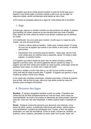 TORNEIO DE SUECA. Benfeita 2013 REGULAMENTO - PDF Free Download