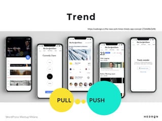 WordPress Meetup Milano
Trend
PUSHPULL
https://uxdesign.cc/the-new-york-times-timely-app-concept-27efe88e5d4b
 
