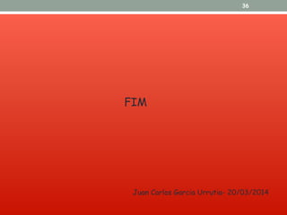 36
FIM
Juan Carlos Garcia Urrutia- 20/03/2014
 