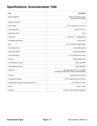 Toro groundsmaster 7200 service repair manual | PDF