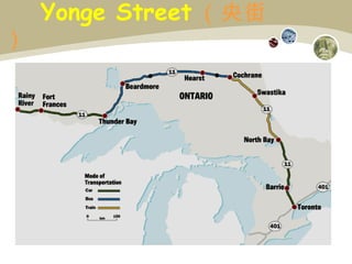 Yonge Street （央街）   
