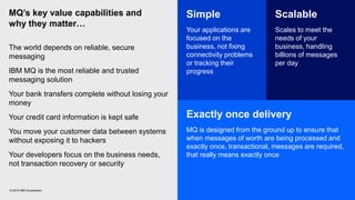 IBM MQ on cloud and containers | PPTX