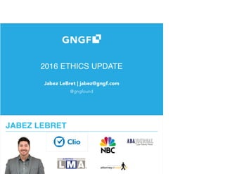 Toronto 2016 ethics update copy