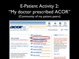 "Gimme my damn data!" - e-Patient Dave's keynote at Medicine 2.0 2009