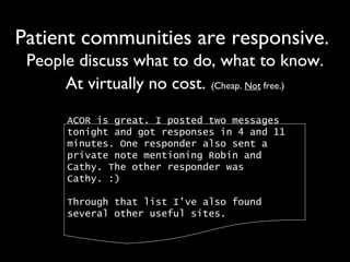 "Gimme my damn data!" - e-Patient Dave's keynote at Medicine 2.0 2009