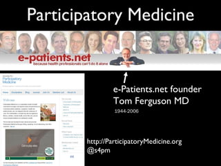 "Gimme my damn data!" - e-Patient Dave's keynote at Medicine 2.0 2009