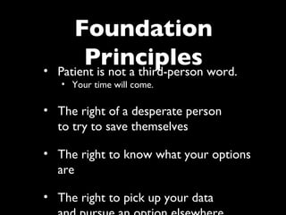 "Gimme my damn data!" - e-Patient Dave's keynote at Medicine 2.0 2009