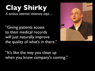 "Gimme my damn data!" - e-Patient Dave's keynote at Medicine 2.0 2009