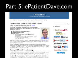 "Gimme my damn data!" - e-Patient Dave's keynote at Medicine 2.0 2009