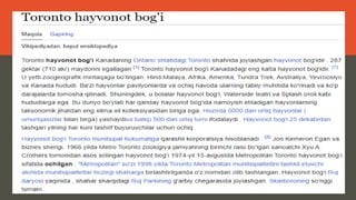 toronto turizmi.pptx