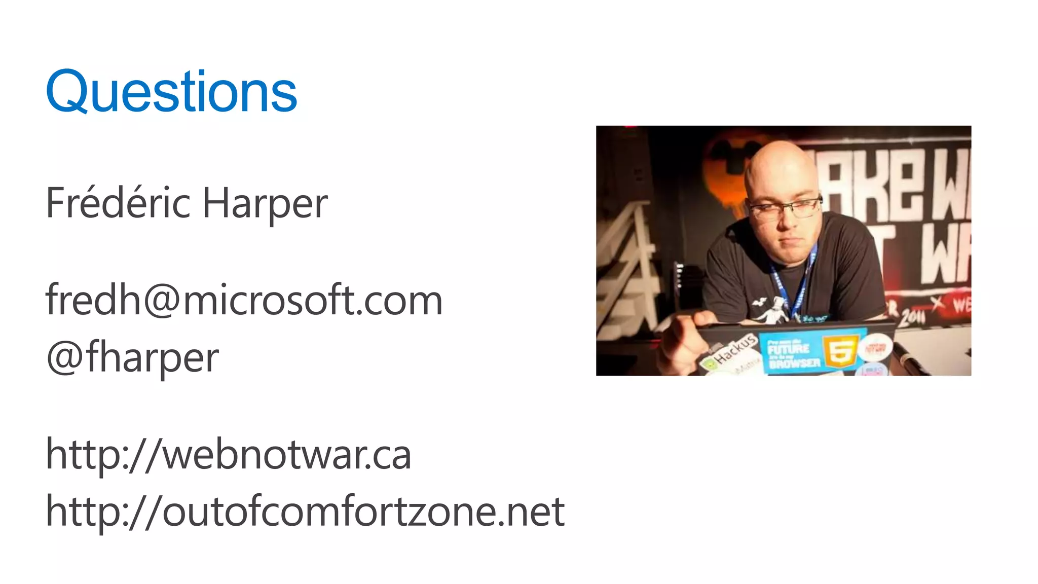 Toronto user groups workshop #1 -  2013-03-10 - Designing a Windows Store app