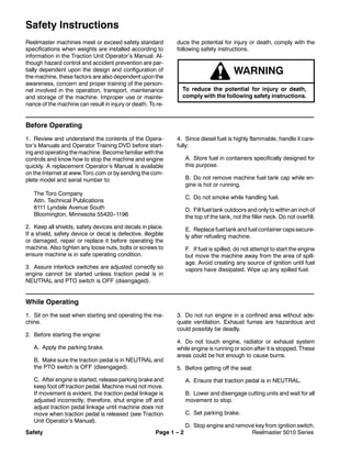 Toro reelmaster 5210 mower service repair manual | PDF