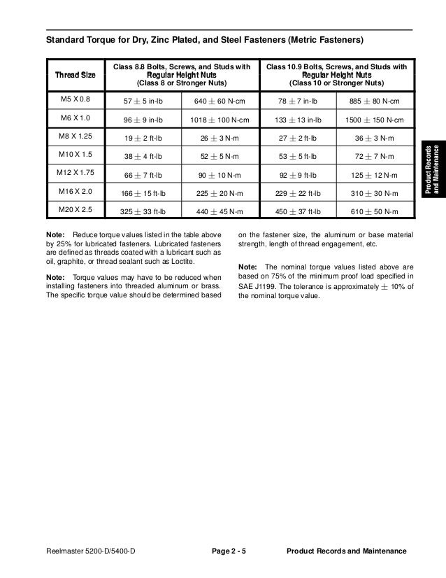 Toro Reelmaster 5400 D Mower Service Repair Manual