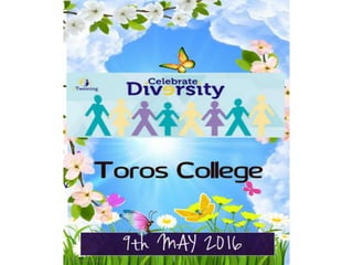 Toros college celebrating diversity