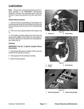 Toro workman 2100 series service repair manual PDF