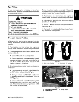 Toro workman 2110 series service repair manual | PDF