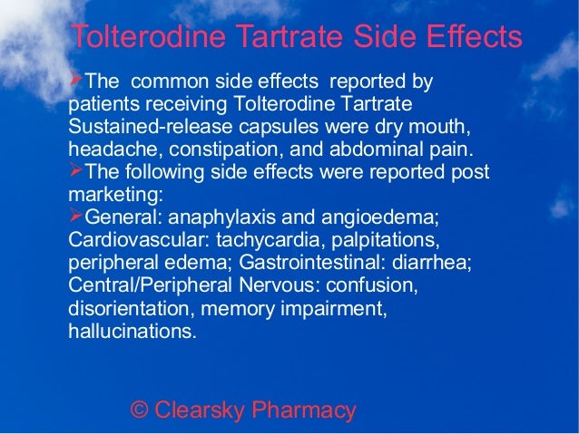 Torq SR (Tolterodine Tartrate Capsules) Torq SR (Tolterodine Tartrate Capsules)