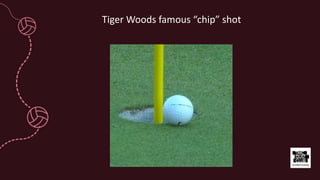 Tiger Woods famous “chip” shot
 
