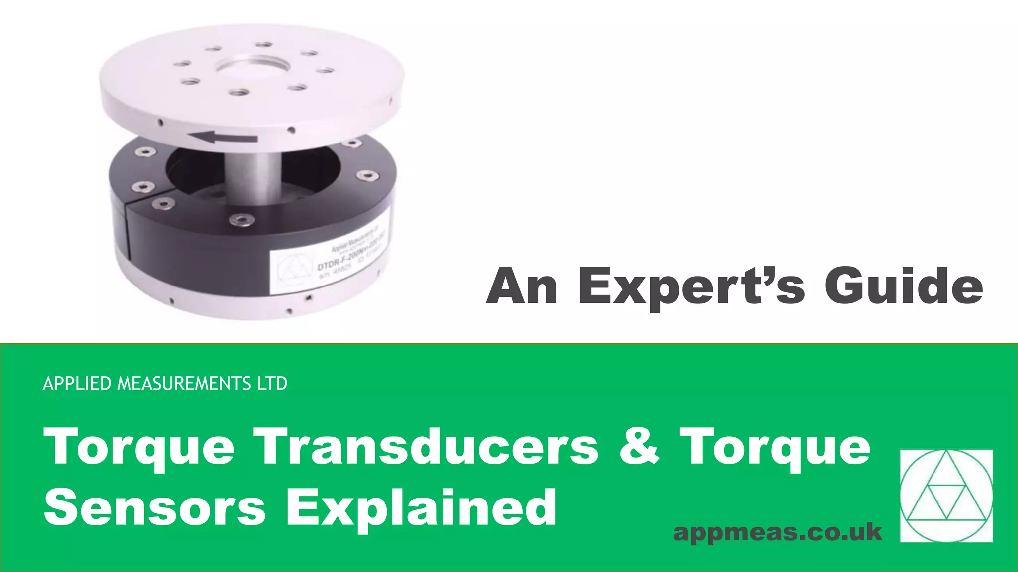 Torque Sensors Explained PPT 