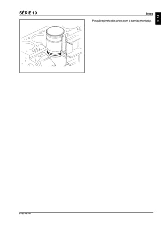 Bloco
4-13
9.610.0.006.7108
SÉRIE 10
Posição correta dos anéis com a camisa montada.
 
