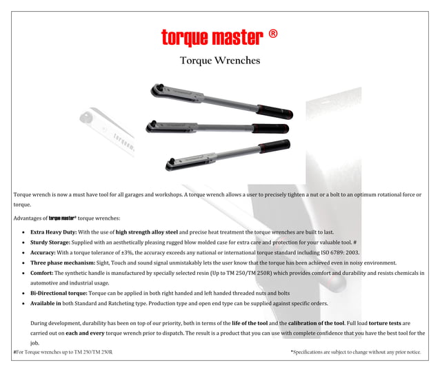 Torque Wrench Catalogue and Usage Instructions.pdf