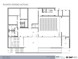 PLANTA ESTADO ACTUAL
Hotel Marví
ZONAS COMUNES
Aurea Torre Rozas
Junio 2017
 
