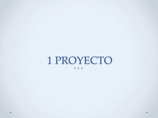 1  PROYECTO	
 