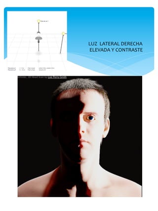 LUZ	
  	
  LATERAL	
  DERECHA	
  	
  
	
  ELEVADA	
  Y	
  CONTRASTE	
  
 