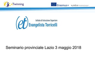 Seminario provinciale Lazio 3 maggio 2018
 