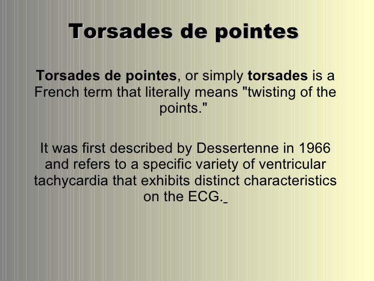 Torsades De Pointes