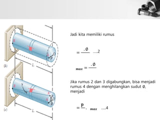 Comprehensive Overview of Torsion Mechanics and Shear Stress Analysis | PDF