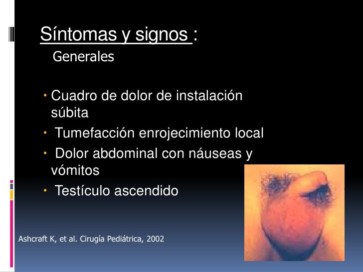 Torsión testicular