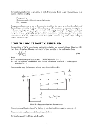 Torsion in bldgs | PDF