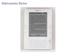 Elektronische B¨cher
               u
 