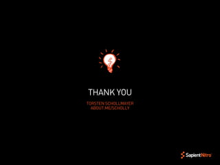 THANK YOU
TORSTEN SCHOLLMAYER
  ABOUT.ME/SCHOLLY




                      34
 