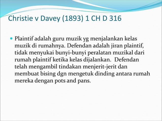 Tort Kacau Ganggu Nuisance Ppt