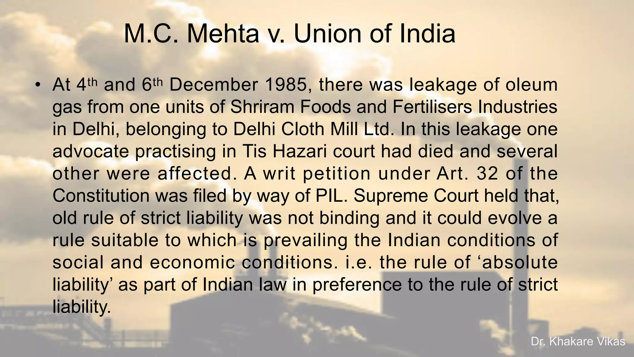 Tort strict absolute liability | PDF