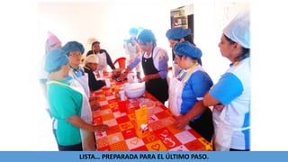 LISTA… PREPARADA PARA EL ÚLTIMO PASO.
 