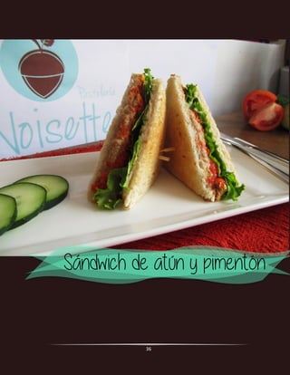 36
Una deliciosa combinación de pan, atún cremoso,
salsa de ajo y salsa de pimentón.
Déjate deleitar con nuestra nueva línea Noisette
Brunch
Costos
Caja X 6 Unidades $ 46.900
Caja X 12 Unidades $ 89.900
Pan integral, atún cremoso, salsa de ajo
lechuga y pimentón
* Ten en cuenta que si tu evento necesita una mayor
cantidad, contáctanos y te enviaremos una cotización.
 