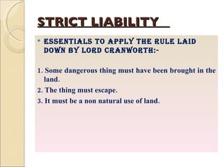 Tort Final Presentation