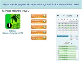 El pilotatge del projecte 1x1 al pla estratègic de l’Institut Manuel Sales i Ferré 