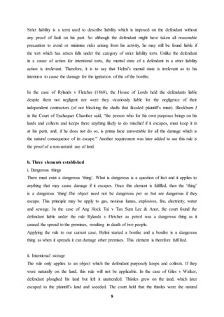 Tort Tutorial Answer Question 5