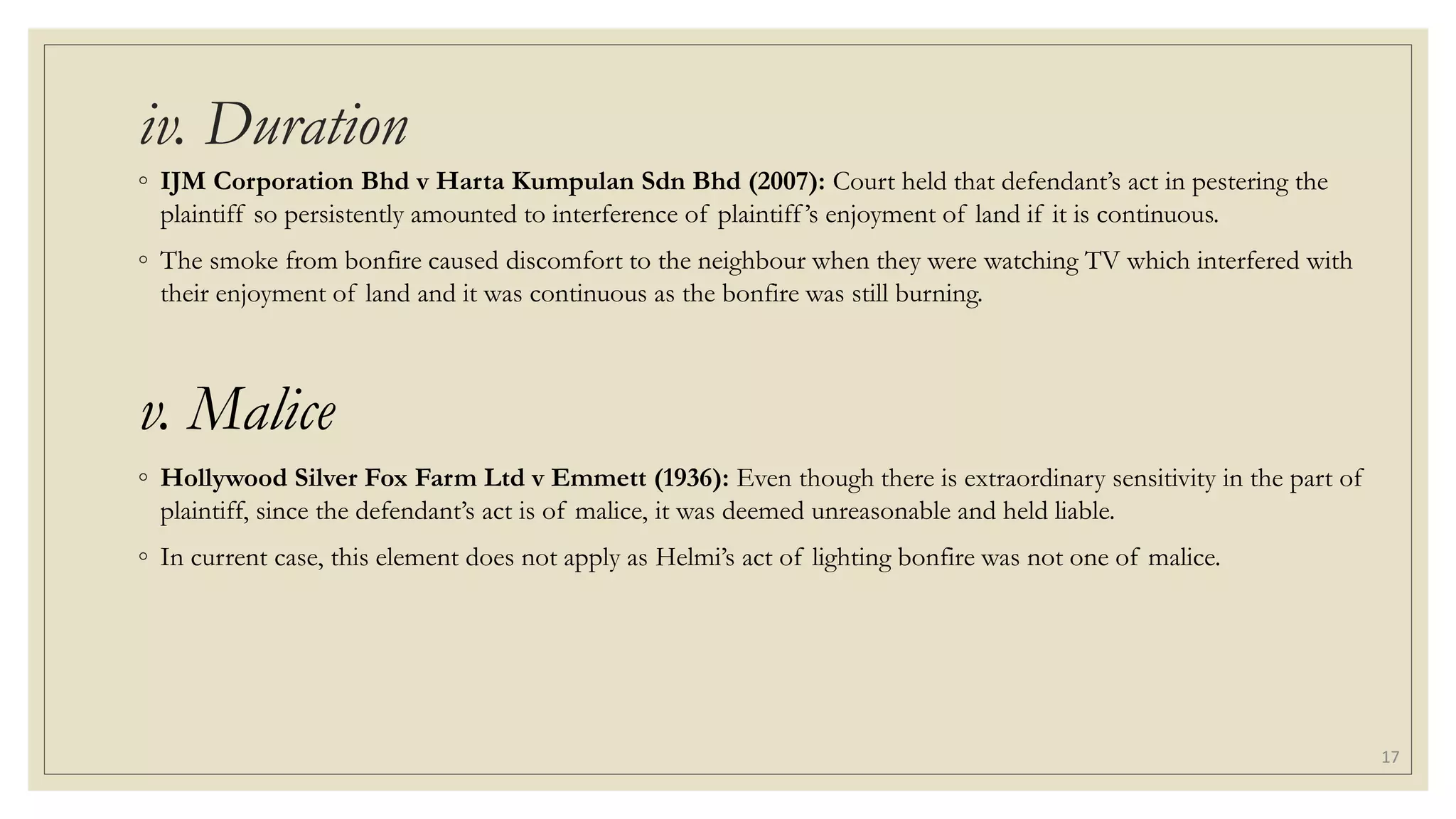 Tort Tutorial Answer Question 5 (Slides)