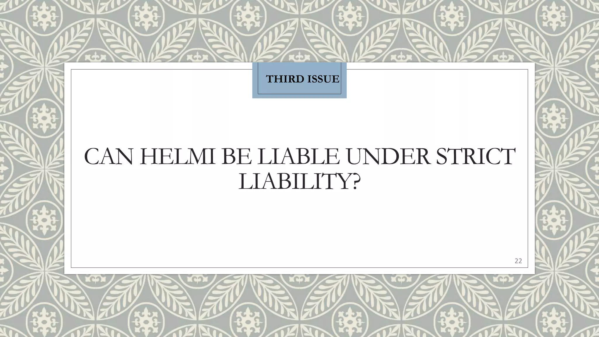 Tort Tutorial Answer Question 5 (Slides)