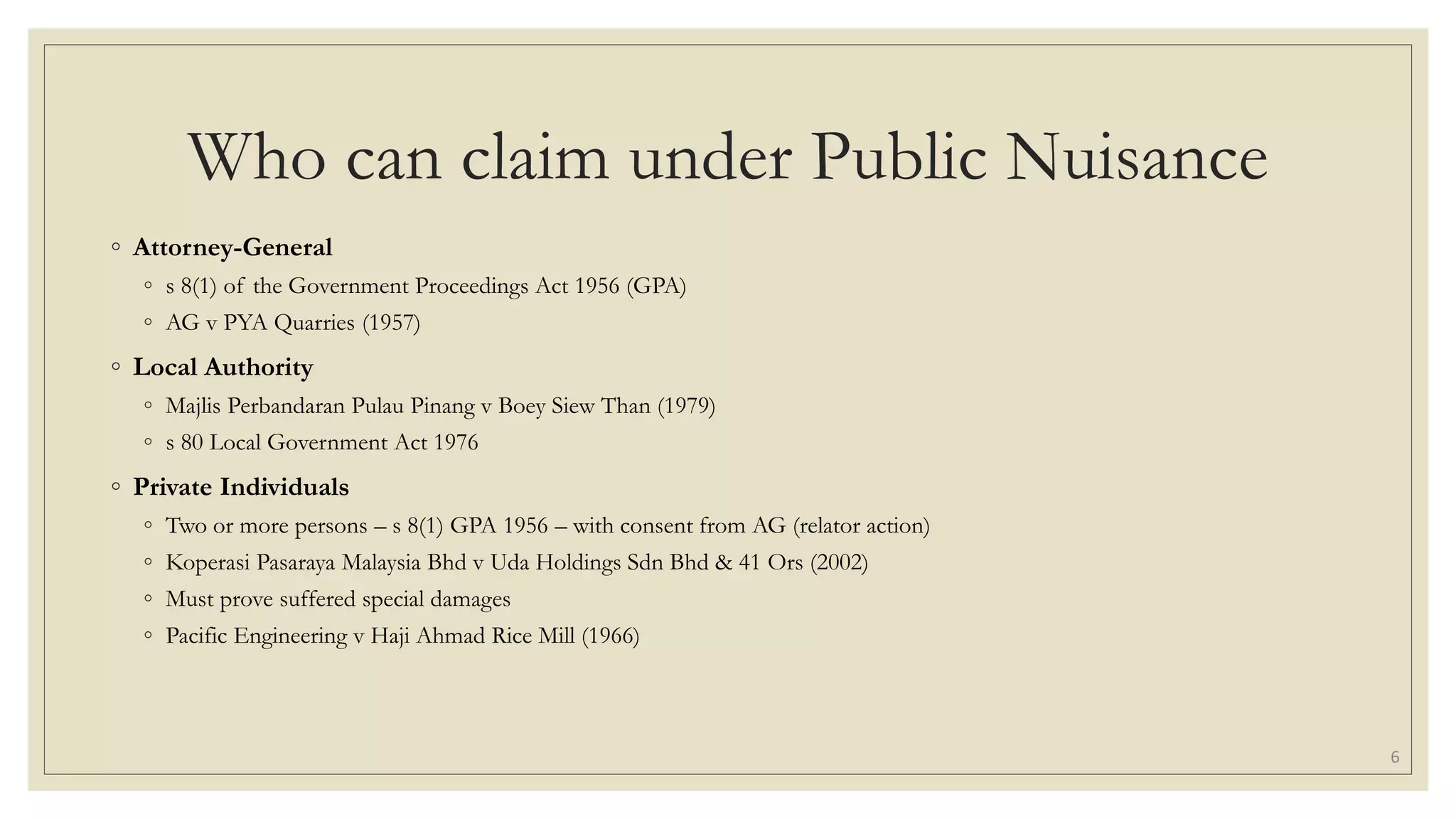 Tort Tutorial Answer Question 5 (Slides)