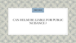 Tort Tutorial Answer Question 5 (Slides)