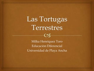 Milka Henríquez Toro
Educación Diferencial
Universidad de Playa Ancha
 