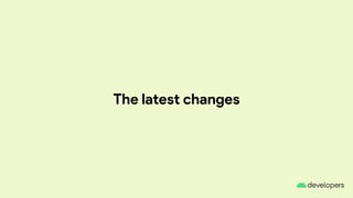 The latest changes
 