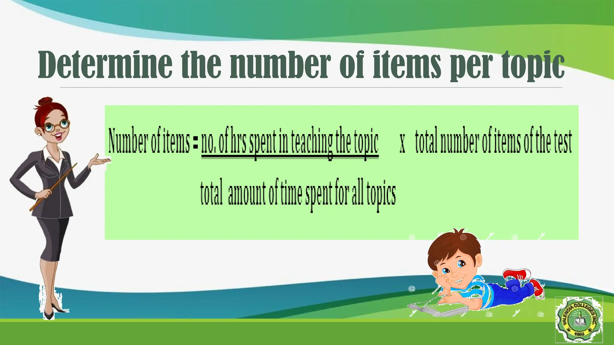 Determine the number of items per topic
 
